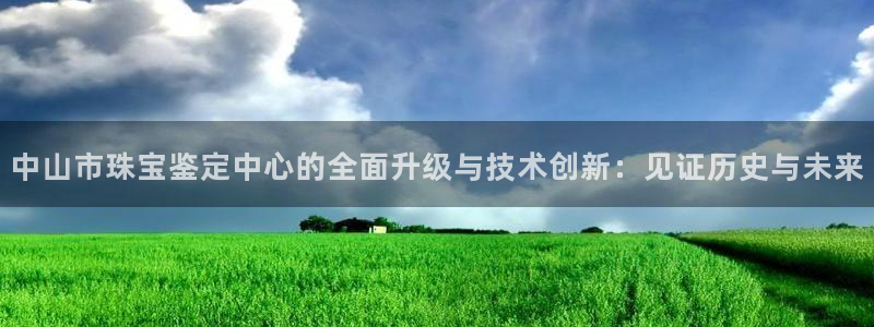 新航娱乐app下载安卓：中山市珠宝鉴定中心的全面升级与技术创